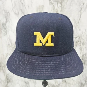 Vintage New Era Pro Model Michigan Wolverines DuPont Visor M to L Snap Back - Picture 1 of 13