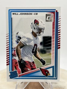 2025 Donruss Will Johnson RC Base #396 Arizona Cardinals Rookie - Bild 1 von 2