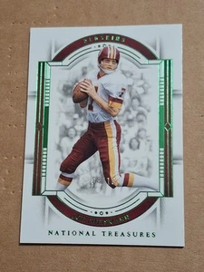 2023 JOE THEISMANN NATIONAL TREASURES GREEN NFL CARD /10 REDSKINS #100 IRISH - Bild 1 von 3