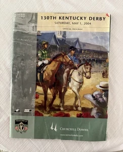 Kentucky Derby program, 2004, Smarty Jones winner, fair condition - Picture 1 of 1