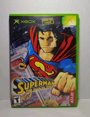 Superman-Man of Steel Microsoft Xbox 2002, probado, limpio, falta manual  Foto 1 de 4