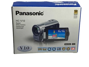 Panasonic HC-V10 Camcorder Black 70x Zoom TESTED With Battery And Charger - Picture 1 of 21