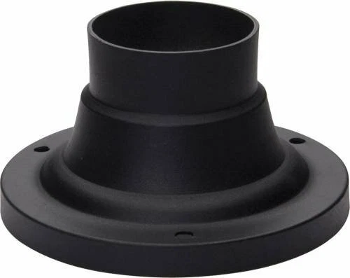 Maxim Lighting 2000BK Aluminum Pier Mount Adapter, Black Finish - Image 1 of 1
