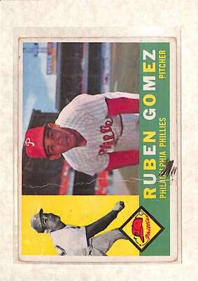 1960 Topps  #82 Ruben Gomez Low Grade P - Image 1 of 2