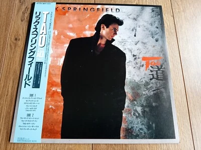 RICK SPRINGFIELD - TAO LP 1985 OBI INSERTS JAPAN RCA NEAR MINT - Image 1 of 4