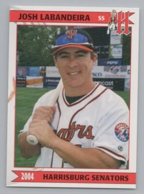Josh Labandeira 2004 Grandstand Harrisburg Senators - Image 1 of 2