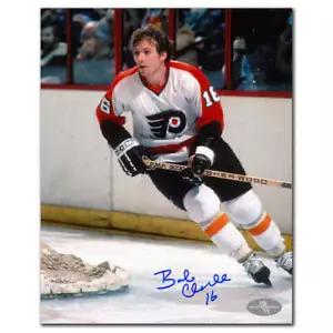 Bobby Clarke Philadelphia Flyers WHITE JERSEY Autographed 8x10 - Picture 1 of 1