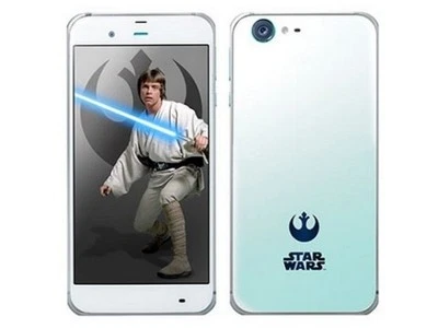 SHARP SW001SH STAR WARS MOBILE LIGHT SIDE LTD EDITION ANDROID PHONE UNLOCKED JPN - Image 1 of 4