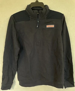 VINEYARD VINES SHEP SHIRTS 1/2 ZIP PULLOVER NAVY BLUE BOYS SIZE XL (18) NEW - Picture 1 of 4