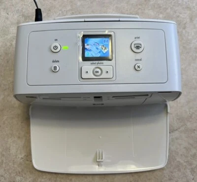 HP Photosmart 335 Portable Photo Printer Q6377L Power Cord Included Tested - Image 1 of 4
