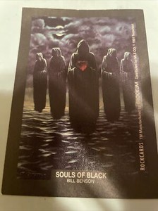 Testament Souls Of Black Sticker Card 1991 Thrash Metal Chuck Billy