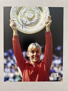 Martina Navratilova autographed signed 8x10 photo Beckett BAS COA Tennis Women’s