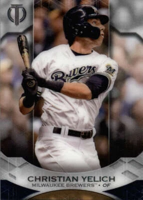 2019 Topps Tribute #47 Christian Yelich Milwaukee Brewers - Image 1 of 2