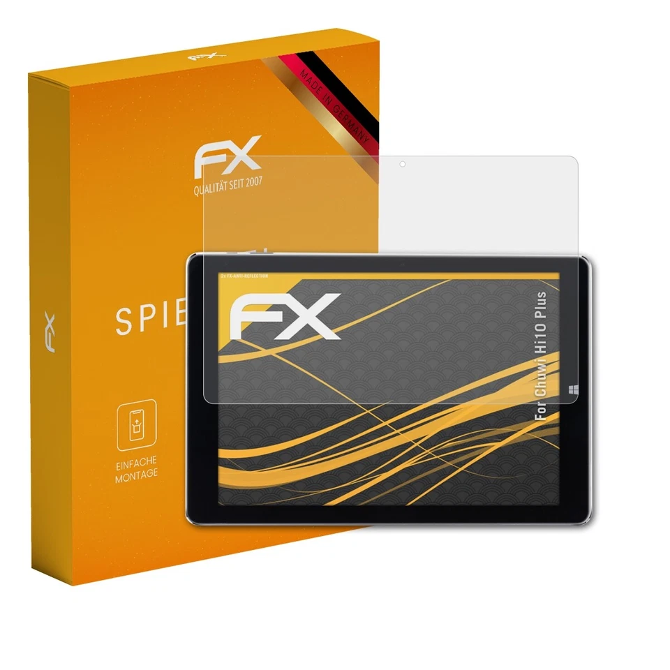 atFoliX 2x Displayfolie für Chuwi Hi10 Plus Schutzfolie matt&stoßfest Folie - Bild 1 von 4