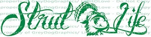 Strut Life Design B 22.5 X 5.6 Vinyl Decal Turkey Gobbler Sticker Hunting Tom - Picture 1 of 11