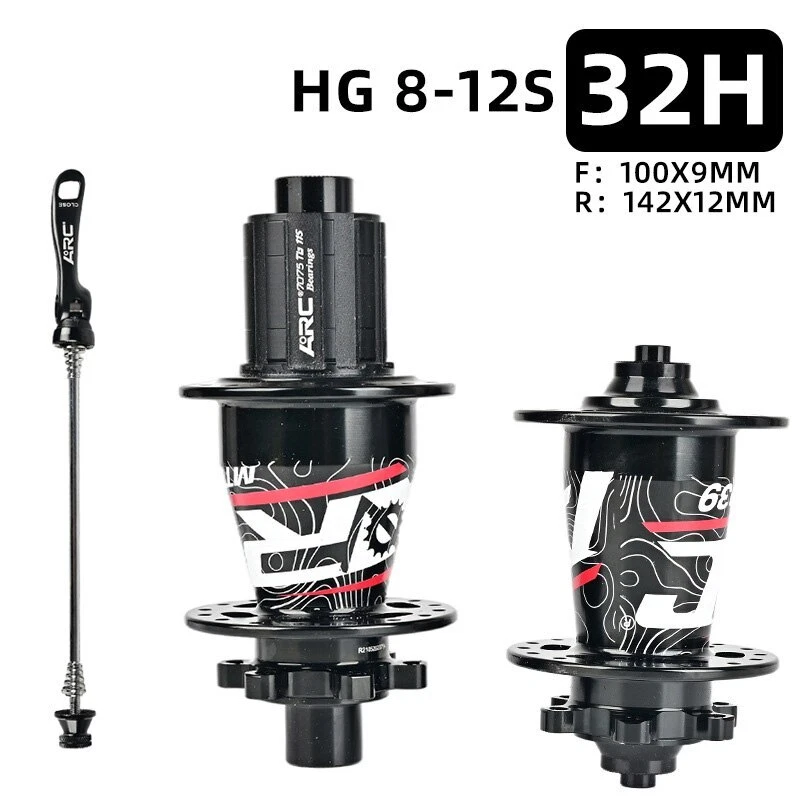 Buje de bicicleta MTB 6 peatones 114 clics buje trasero delantero HG Sram XD GX NX SX 8-12S Foto 1 de 4