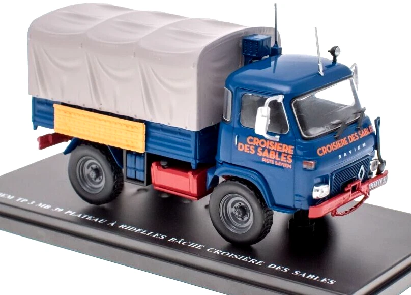 1/43 DIECAST RENAULT-SAVIEM TP3 MB39 TRUCK TRANS-SAHARA CROSSING AFRICA 1975 - Image 1 of 3