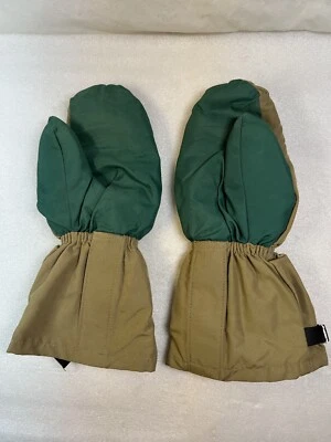 Guantes LL BEAN de Colección Mitones Verde Beige Algodón/Nylon Talla S Hechos en EE. UU. Foto 1 de 4