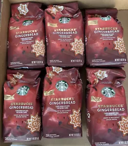 Starbucks Gingerbread Ground Coffee - 11oz - 6 Bags check BB! - Picture 1 of 3