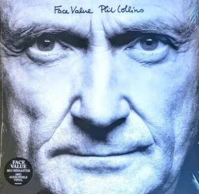 PHIL COLLINS FACE VALUE - 180-GRAM VINYL LP  " NEW, SEALED " REMASTERED - Image 1 of 2