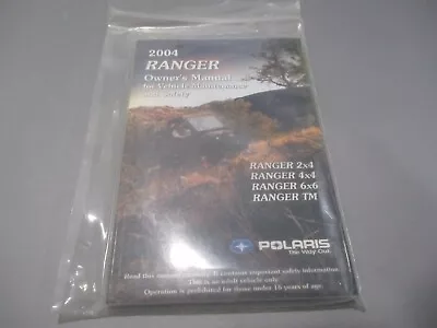 Polaris OEM Owners Manual 2004 Ranger 2X4 4X4 6X6 TM 9918790 - Image 1 of 2