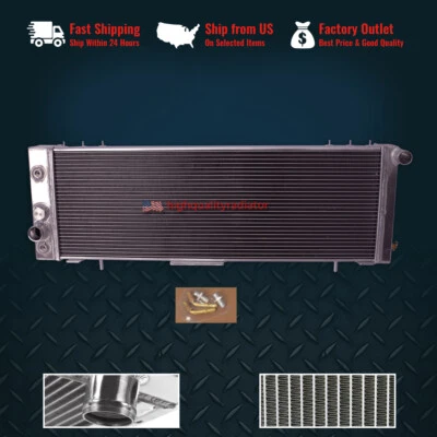 3Rows All Aluminum Radiator For 1987-1990 Jeep Comanche/Wagoneer 4.0L AT/MT - Image 1 of 4
