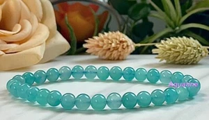 Amazonite 6mm Natural Crystal Bead Stretch Bracelet CUSTOM SIZING - Picture 1 of 4