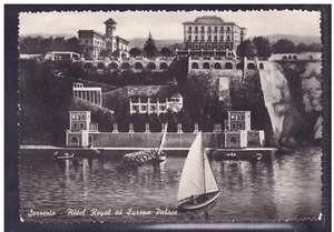 Cartolina Sorrento hotel Royal ed Europa Palace Q893 - Picture 1 of 1