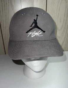 Air Jordan Classic 99 Flight Snapback Hat Cap Gray Jumpman Embroidery Youth - Picture 1 of 5