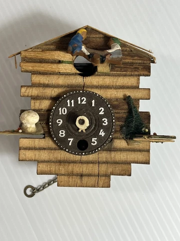 Vintage Cuckoo Clock For parts Cover