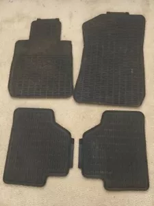 BMW E84 Black All Weather Rubber Floor Mats Genuine 51472336795 OEM - Full Set - Picture 1 of 7