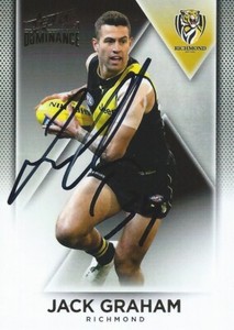 ✺Signed✺ 2019 RICHMOND TIGERS AFL Premiers Card JACK GRAHAM