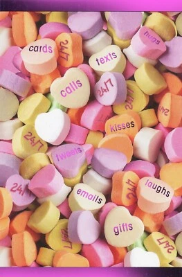 Cute VALENTINE'S DAY Card, Heart Candy Smiley Moments by American Greetings +✉ - Image 1 of 4