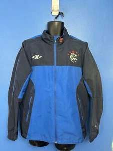 Vintage Umbro Football Track Jacket Glasgow Rangers FC Umbro Medium - Picture 1 of 13