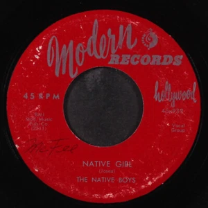 NATIVE BOYS: native girl / it won't take long MODERN 7" Single 45 RPM Hear! - Picture 1 of 2