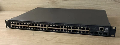 LevelOne (Level One) GEP-5271 GEP5271 52-Port L3 Lite Managed Gigabit PoE Switch - Bild 1 von 4