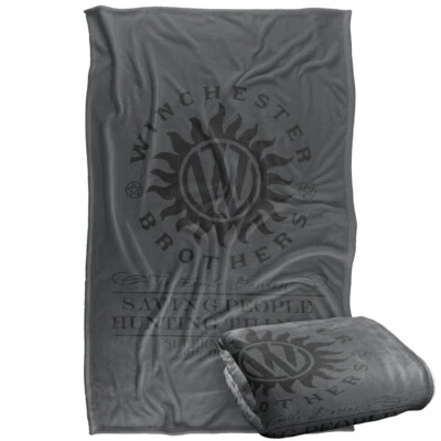 Supernatural Winchester Anti Possession Silky Touch Super Soft Throw Blanket