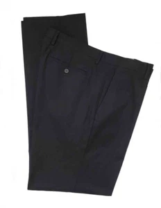 Banana Republic Pants Chinos Black Flat Front Men's Tailored Slim Fit 36 X 34 - Picture 1 of 2