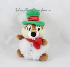 Tic et Tac Plüschtier DISNEYLAND PARIS Weihnachten Tic Kugel Hut grün Disney 18 cm - Bild 1 von 1