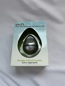 Shift 3 Color Changing LCD Alarm Clock 5 In 1 NEW Christmas Birthday Graduation - Picture 1 of 6