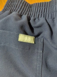 Figs Scrubs Technical Collection Womens Scrub Bottoms Pants Blue Size Small - Picture 1 of 11