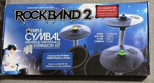 NEW Rock Band 2 Triple Pro Cymbal Expansion Kit Set Playstation PS3 Xbox 360 Wii - Picture 1 of 5