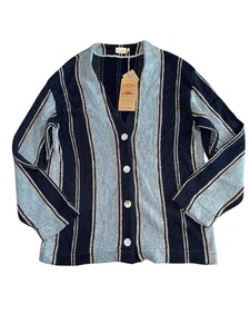 Faherty Women’s Dockside Button Up Cardigan in Tide Line Stripe XS/S NWT - Picture 1 of 6