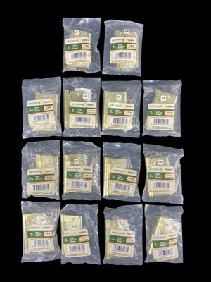 Lote de 14 bisagras de puerta de latón pulido Gatehouse radio de 1/4 pulgada #0308912 NUEVO SELLADO Foto 1 de 4