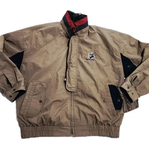 Chaqueta de bombardero WinnerMate vintage años 90 Kentucky carreras de caballos ecuestres grande L - Imagen 1 de 7