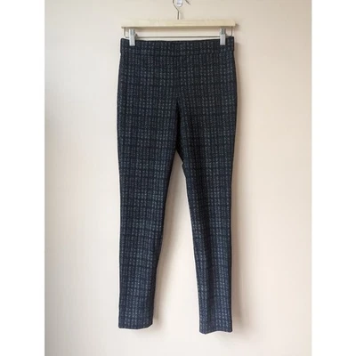 Pantalones de vestir Theory para mujer elásticos con estampado geométrico hasta el tobillo talla M Foto 1 de 4