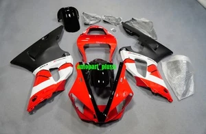 Red White Black Injection Fairing Kit Fit for Yamaha 2000 2001 YZF R1 Plastic - Bild 1 von 2