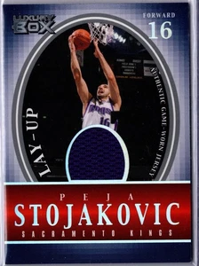 04-05 Luxury Box Basketball Peja Stojakovic Kings Jersey Card #175/500 - Picture 1 of 2