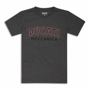 T-Shirt da Uomo Originale Ducati Meccanica Grey 98770559 - Imagen 1 de 2