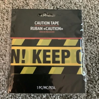 CINTA DE PRECAUCIÓN HALLOWEEN 20 PIES Foto 1 de 2